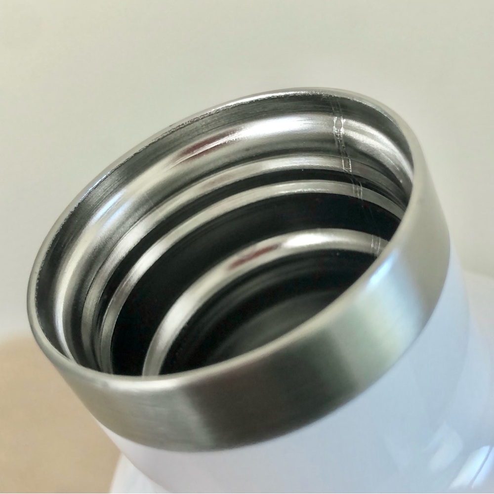 Corkcicle Black White Silver Water Bottle Canteen Cold Hot 16oz Triple Insulated - Picture 9 of 16